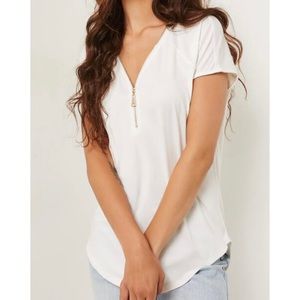 Ardene Eco-Conscious Super Soft Dolman Top with Zipper Neck